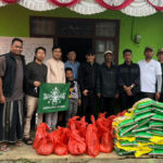 Pengurus PC ISNU Aceh Barat Memberikan Bantuan