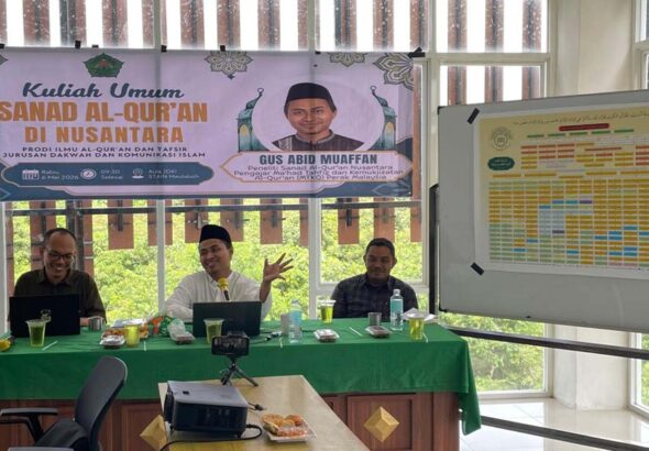 Gus Abid Muaffan menyampaikan Kuliah Umum