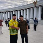 Dr. Jarir, M.Ag dan Ramlli M.Ag dalam satu kesempatan di Depan Istana Negara Otorita IKN