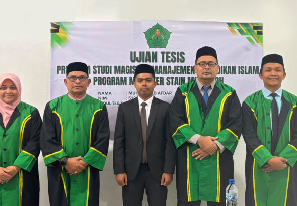 Tgk. Muhammad Afdar Bersama Tim Penguji