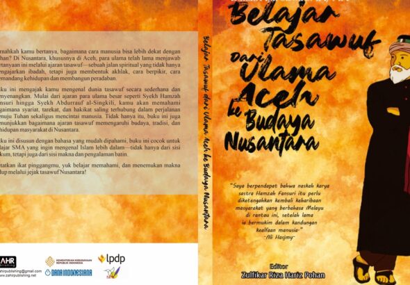Cover buku ajar SMA/MA Belajar Tasawuf dari Ulama Aceh