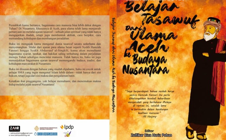 Cover buku ajar SMA/MA Belajar Tasawuf dari Ulama Aceh